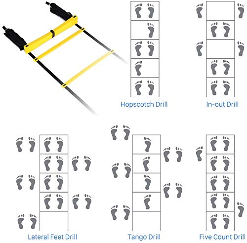 Super Speed Agility Ladder for Track and Field Sports Training 4 Meter