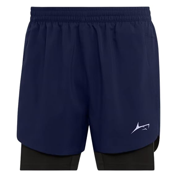 2 in 1 Active Dual Shorts with Inner Tights Layer