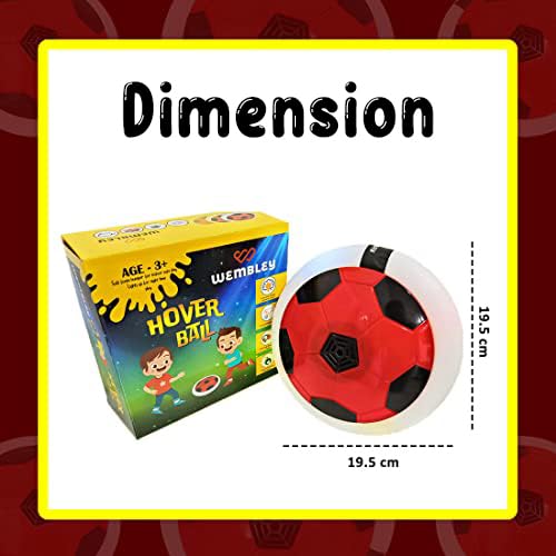 Rechargeable Hover Football Indoor Game for Kids Toys for Boys Birthday Gift