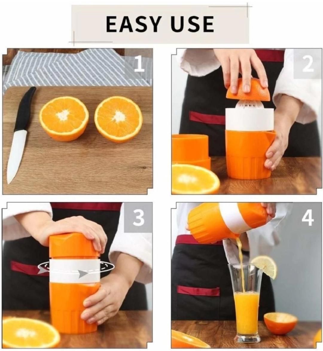 Manual Juicer Machine with Strainer and Container