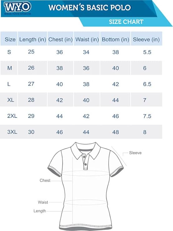 Women's All Over Printed Polo Collar Neck T-Shirt