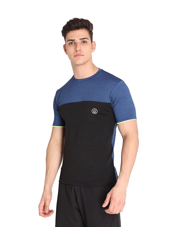 Men's Round Neck Gym Sports Regular Fit T-Shirt