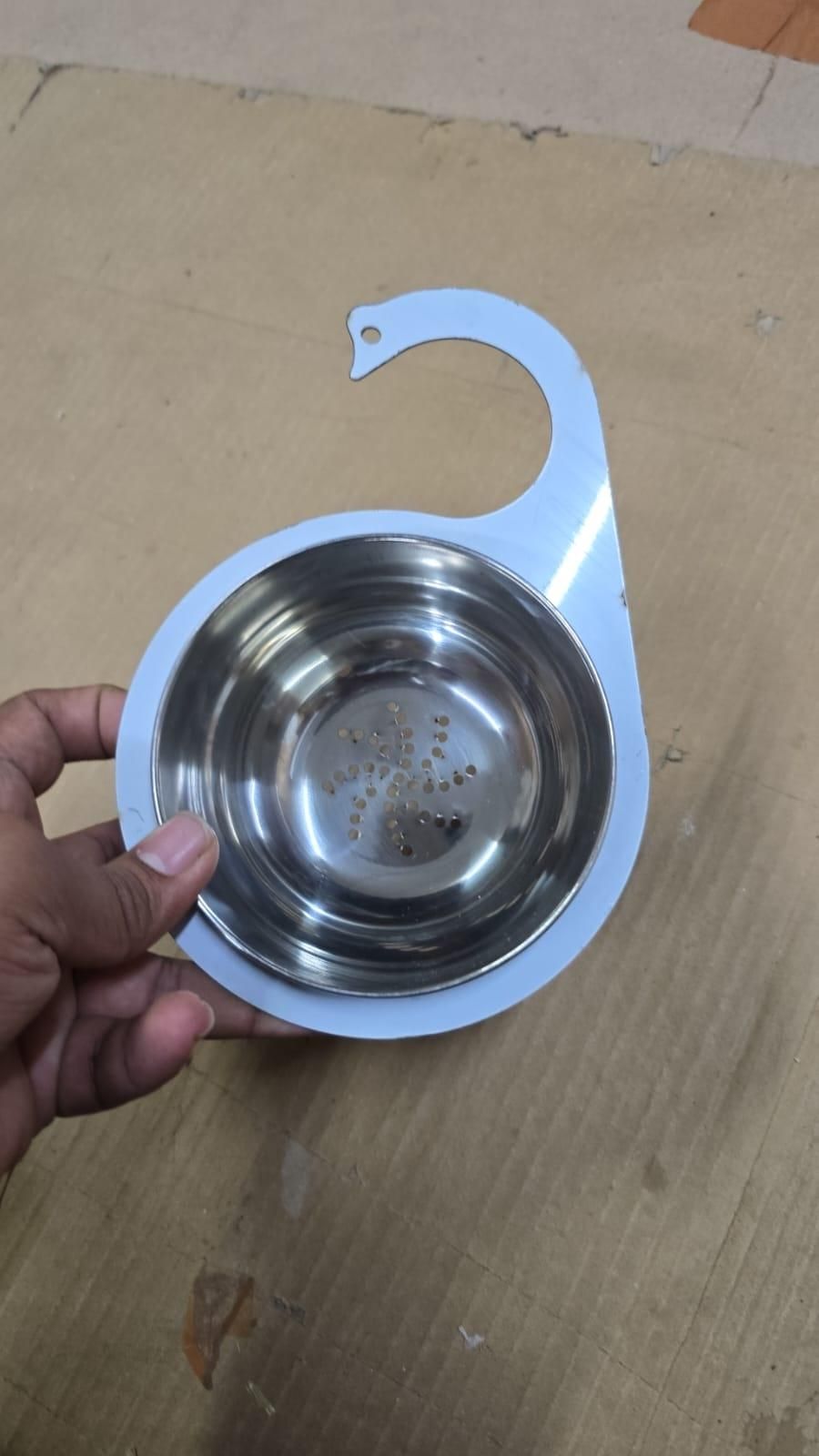 Stainless Steel Swan Drain Basket Sink Strainer