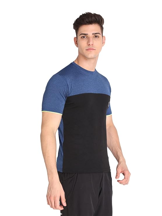 Men's Round Neck Gym Sports Regular Fit T-Shirt