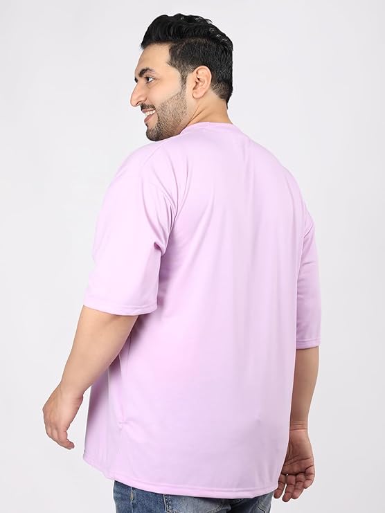 Men's Cotton Plus Size Half Sleeves Regular Fit T-Shirt