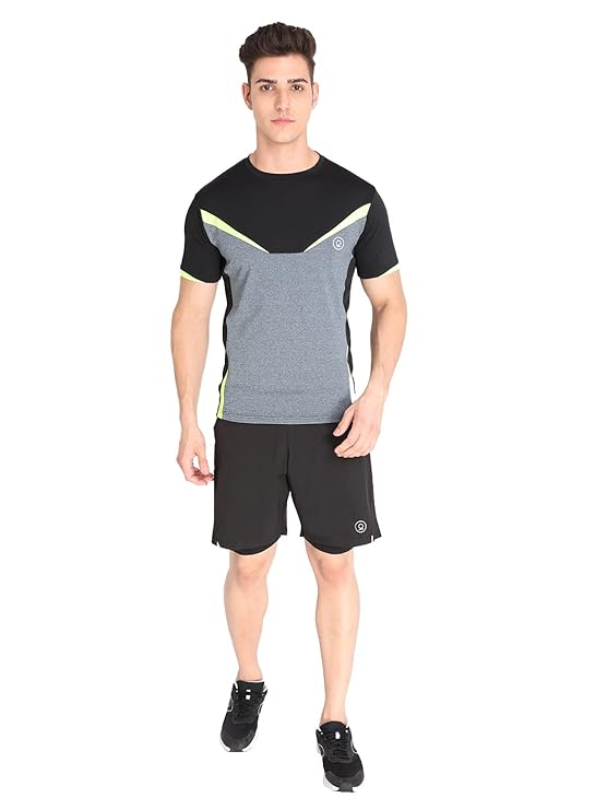 Men's Round Neck Gym Sports Regular Fit T-Shirt