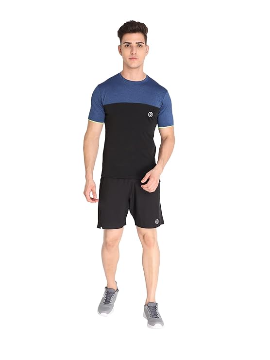 Men's Round Neck Gym Sports Regular Fit T-Shirt