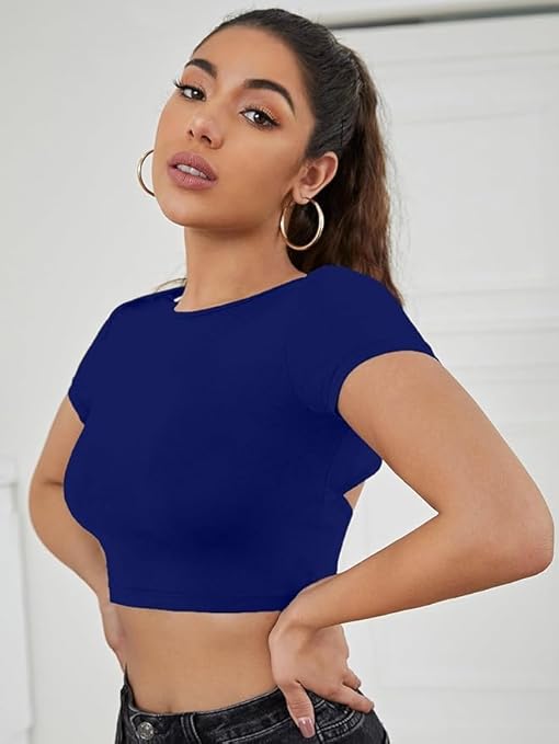 Cute Backless Crop Tops for Women