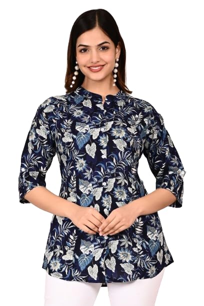 Printed Shirt Style Top Women