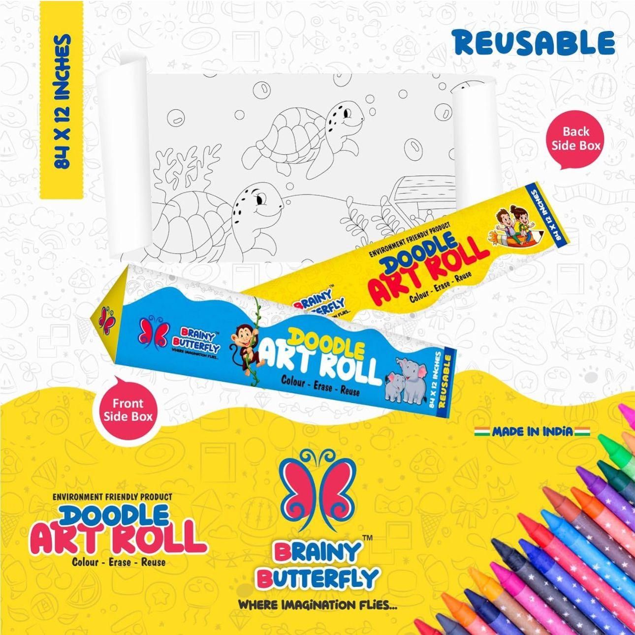 Reusable Drawing Paper Doodle Art Roll