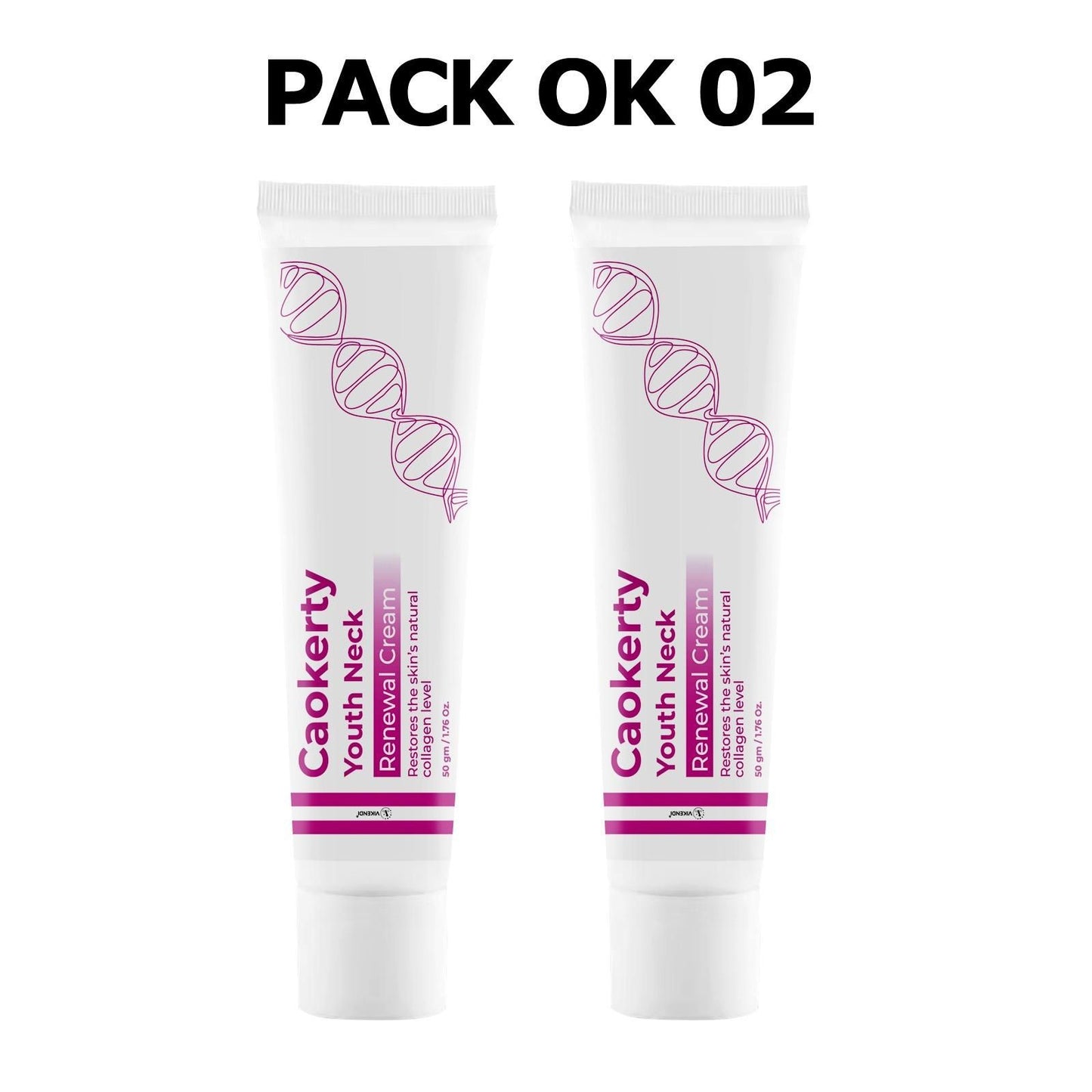 Caokerty Hydrolized Collagen Neck Cream 50g (Pack of 2)