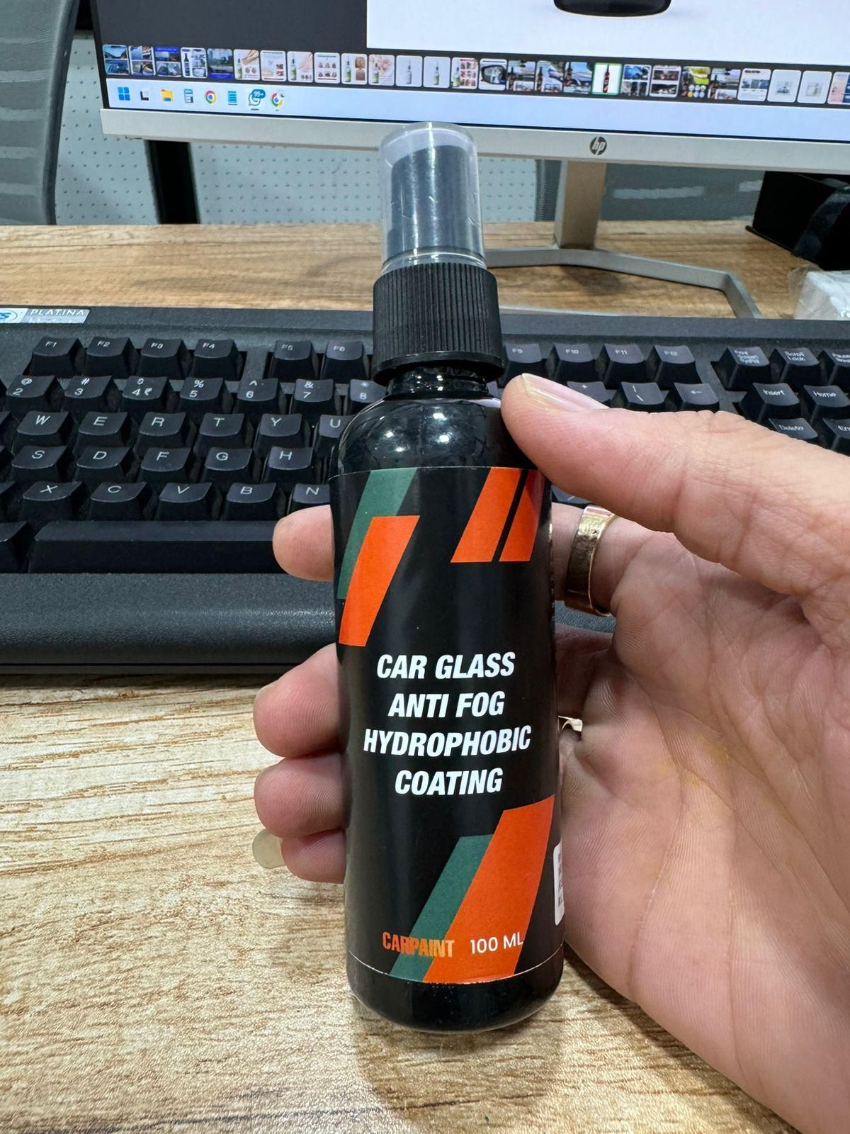 Car Glass Anti-Fog Hydrophobic Coating 100ml(Pack Of 1)