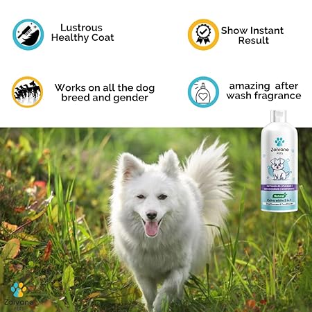 Extra White 5 in 1 Dog Shampoo & Conditioner for Whitening