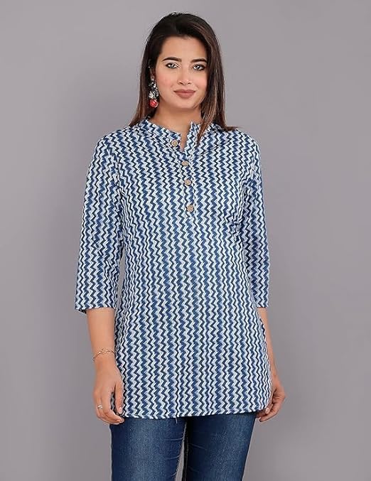 Women's Cotton Style Short Kurti for Women