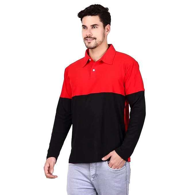 Polo Neck Cotton T shirt for Men