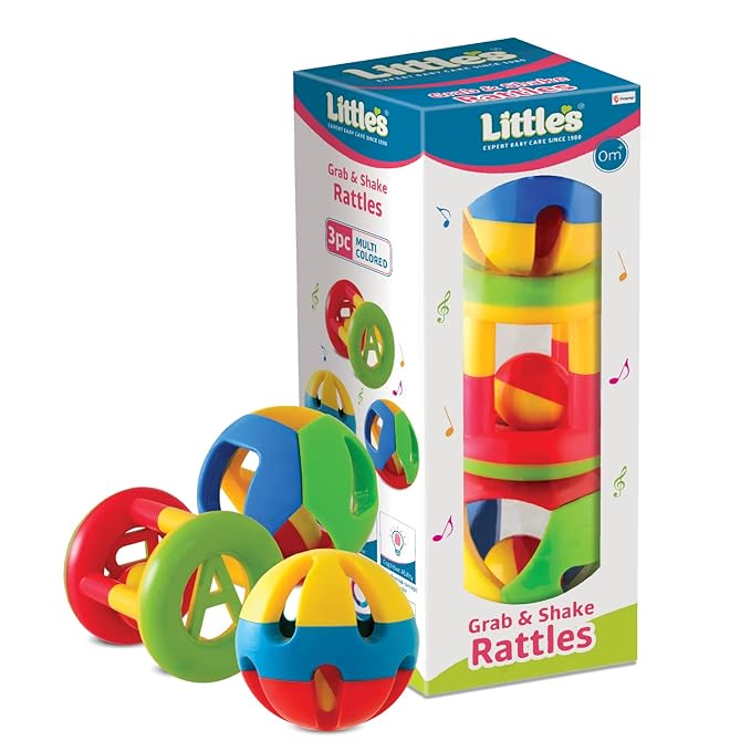 Plastic Grab & Shake Rattles