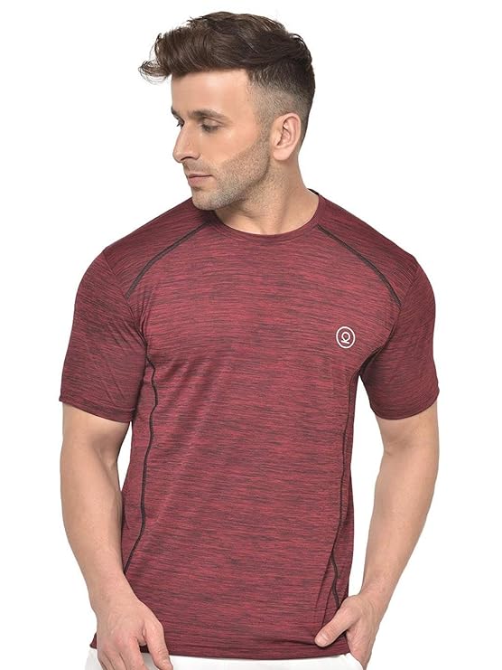 Men's Round Neck Regular Dry Fit Gym Sports Regular Fit T-Shirt