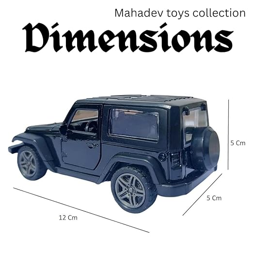 Pullback Thar. car Toy for Kids in diecast Metal