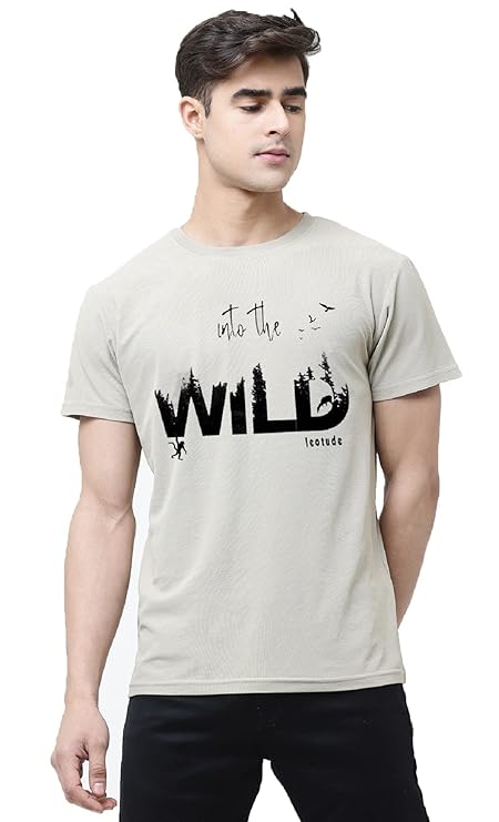 Regular Fit Half Sleeve Round Neck Men's T-Shirt