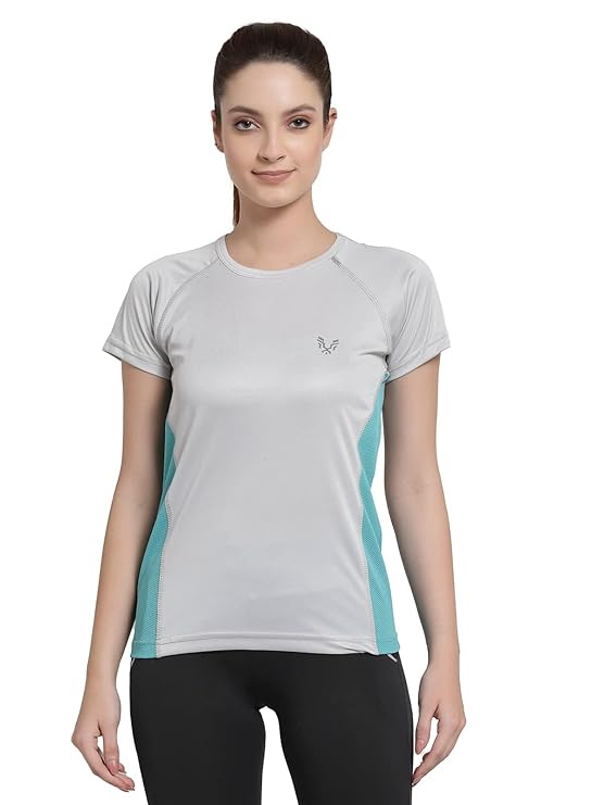 Womens Dry Fit Workout Top Sports Gym T-Shirt