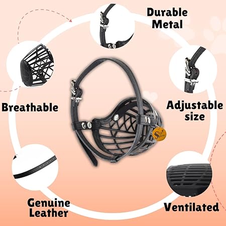 Adjustable Strap Muzzle - Ensure Pet Safety & Comfort, Prevent Biting