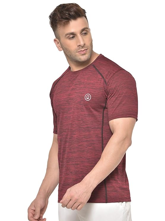 Men's Round Neck Regular Dry Fit Gym Sports Regular Fit T-Shirt