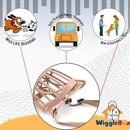 WiggleBoo Dog Muzzle