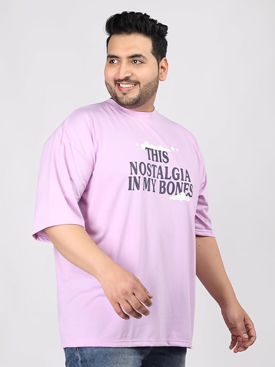 Men's Cotton Plus Size Half Sleeves Regular Fit T-Shirt