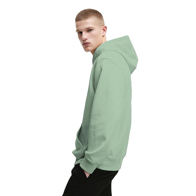 Premium Mens Cotton Fleece Plain Hoodie with Thick String