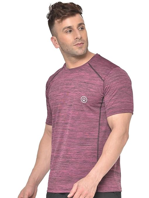 Men's Round Neck Regular Dry Fit Gym Sports Regular Fit T-Shirt