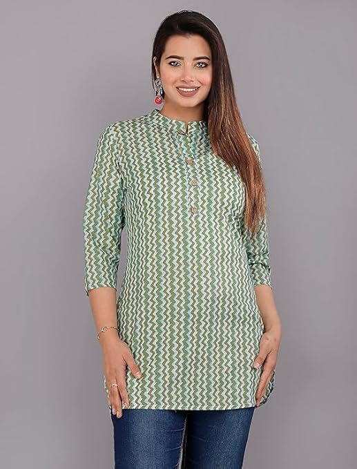 Women's Cotton Style Short Kurti for Women