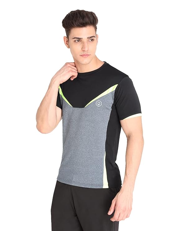 Men's Round Neck Gym Sports Regular Fit T-Shirt