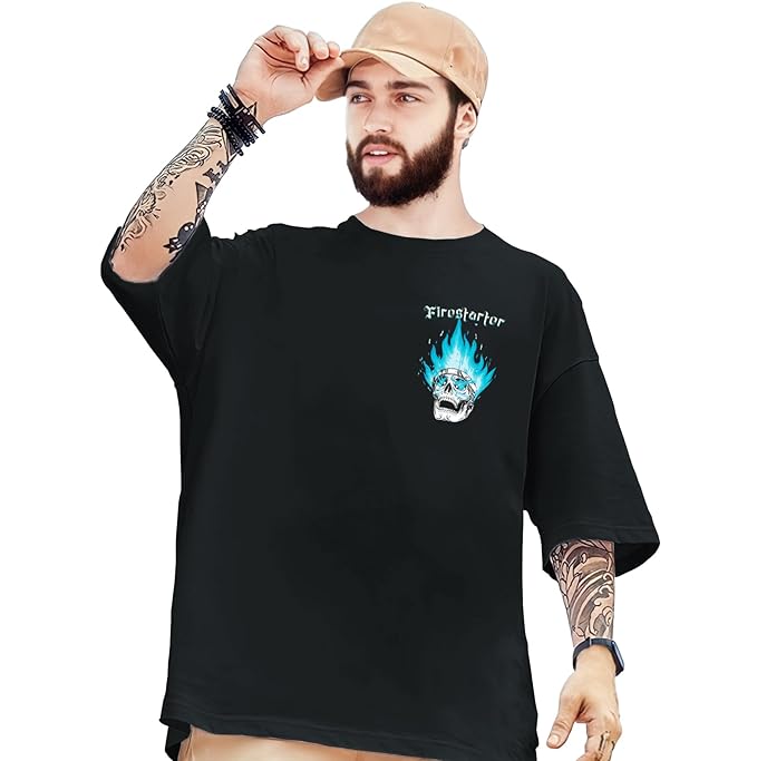 Mens Oversized Graphic Printed Tshirt