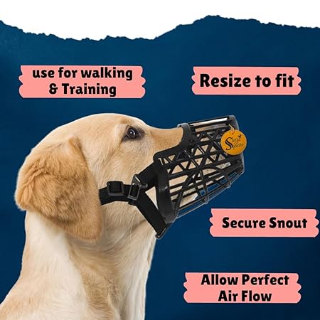 Adjustable Strap Muzzle - Ensure Pet Safety & Comfort, Prevent Biting