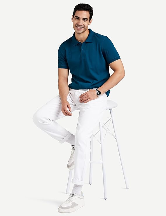 Men's Cotton Rich Polo T Shirt