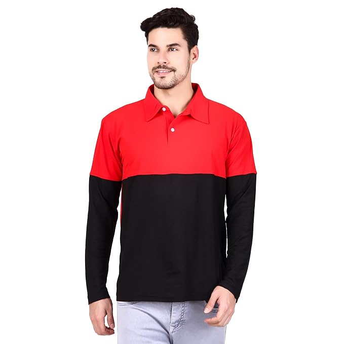 Polo Neck Cotton T shirt for Men