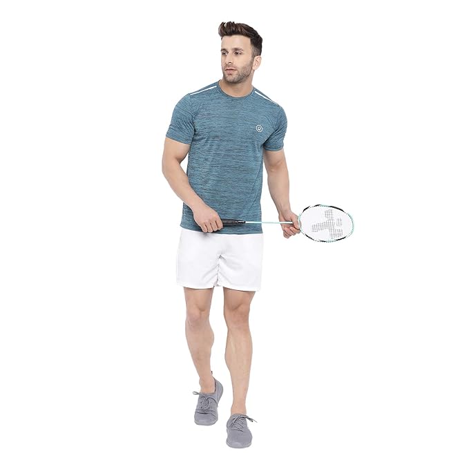 Men's Round Neck Regular Dry Fit Gym Sports Regular Fit T-Shirt