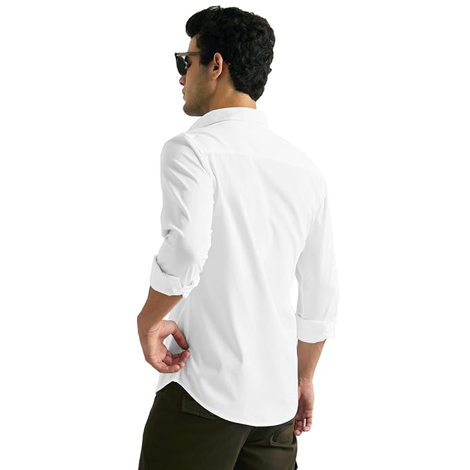 Men's Casual Plain Shirt