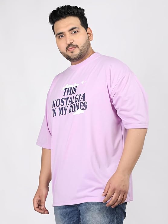 Men's Cotton Plus Size Half Sleeves Regular Fit T-Shirt