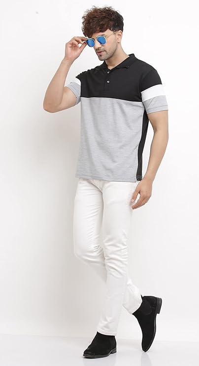 Men's Regular Fit Half Sleeve Matty Polo T-Shirt