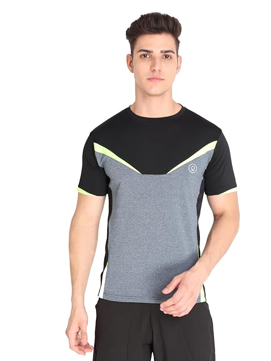 Men's Round Neck Gym Sports Regular Fit T-Shirt