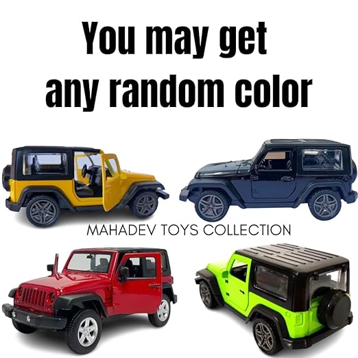 Pullback Thar. car Toy for Kids in diecast Metal