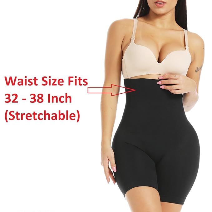 Women's Tummy Tucker High Waist Shapewear with Anti Rolling Strip Panties