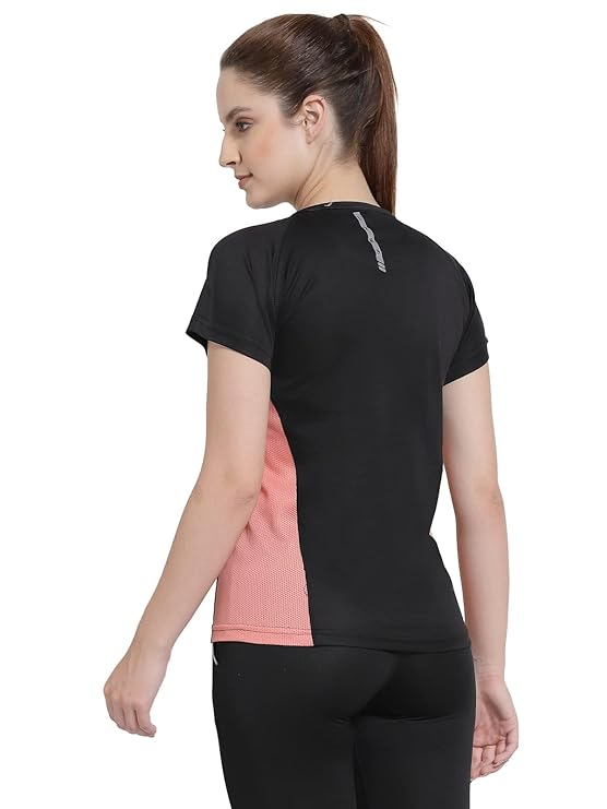 Womens Dry Fit Workout Top Sports Gym T-Shirt