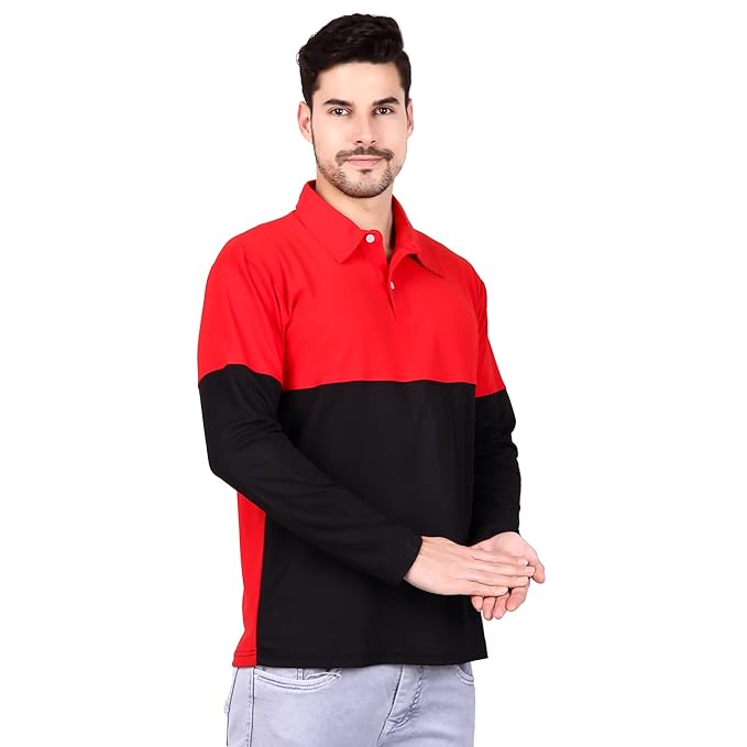 Polo Neck Cotton T shirt for Men