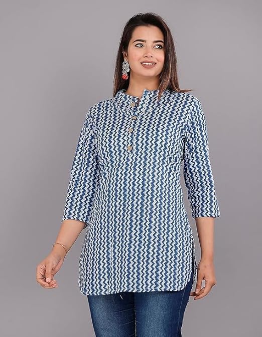 Women's Cotton Style Short Kurti for Women