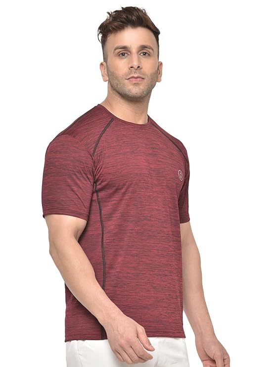 Men's Round Neck Regular Dry Fit Gym Sports Regular Fit T-Shirt