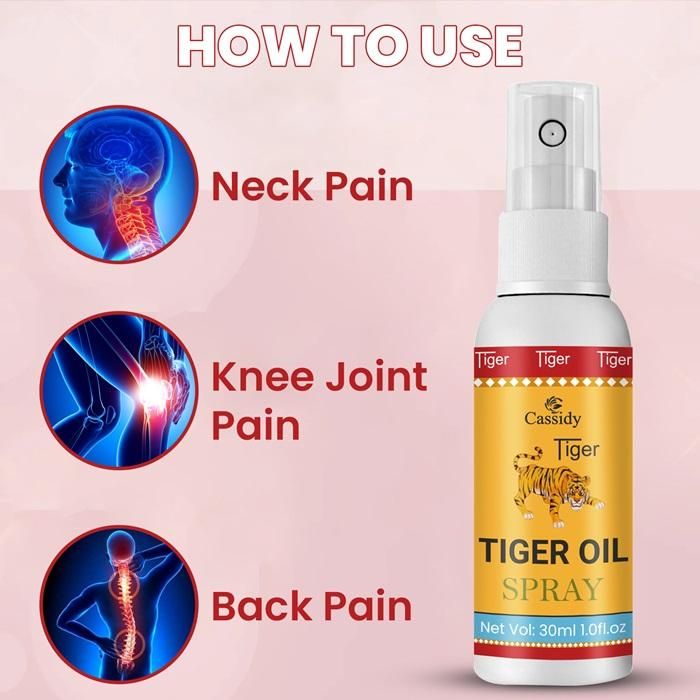 CASSIDY Tiger Oil Spray 30ml (Pack of 1)