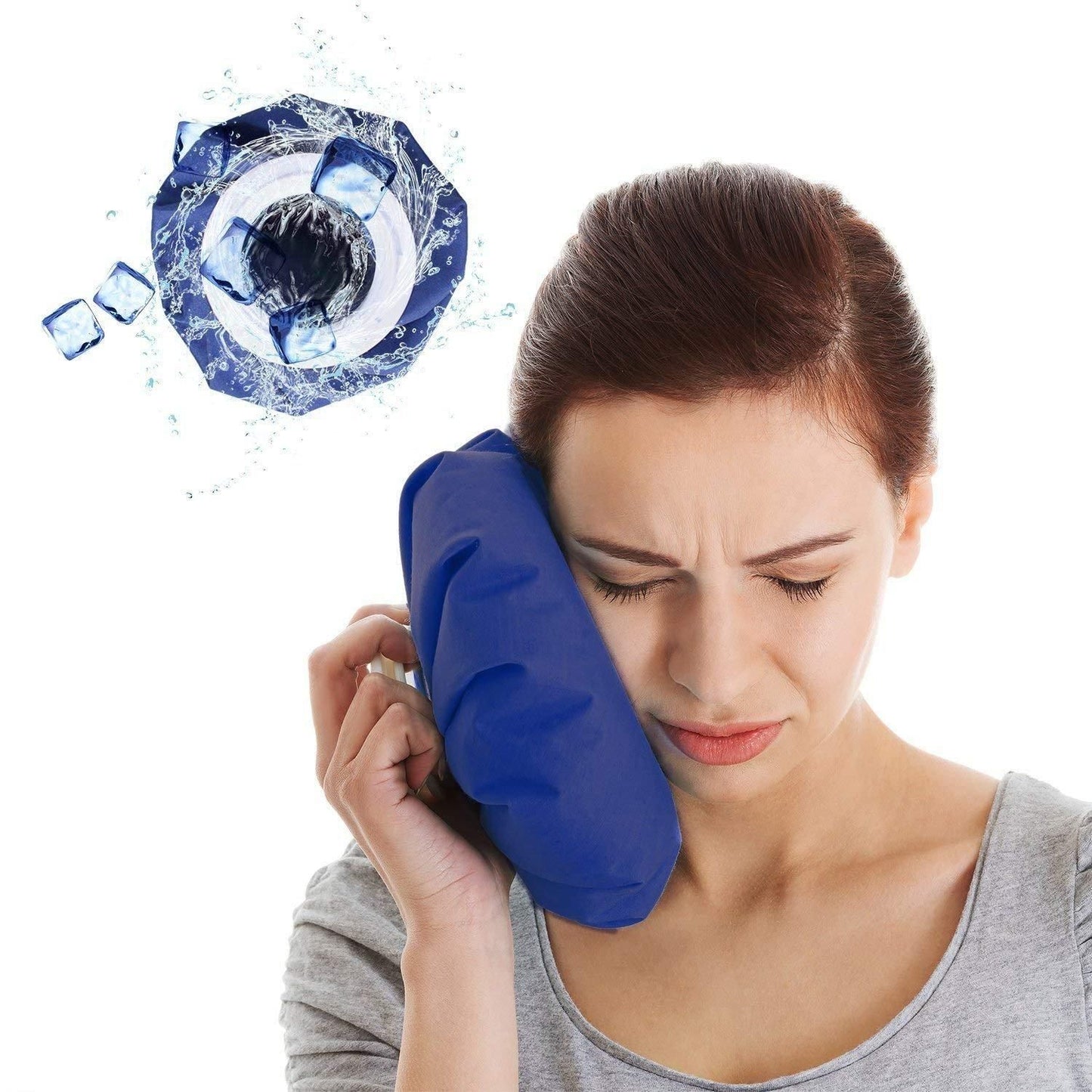 9 inch Hot Water Bag Ice bag For Pain Relief