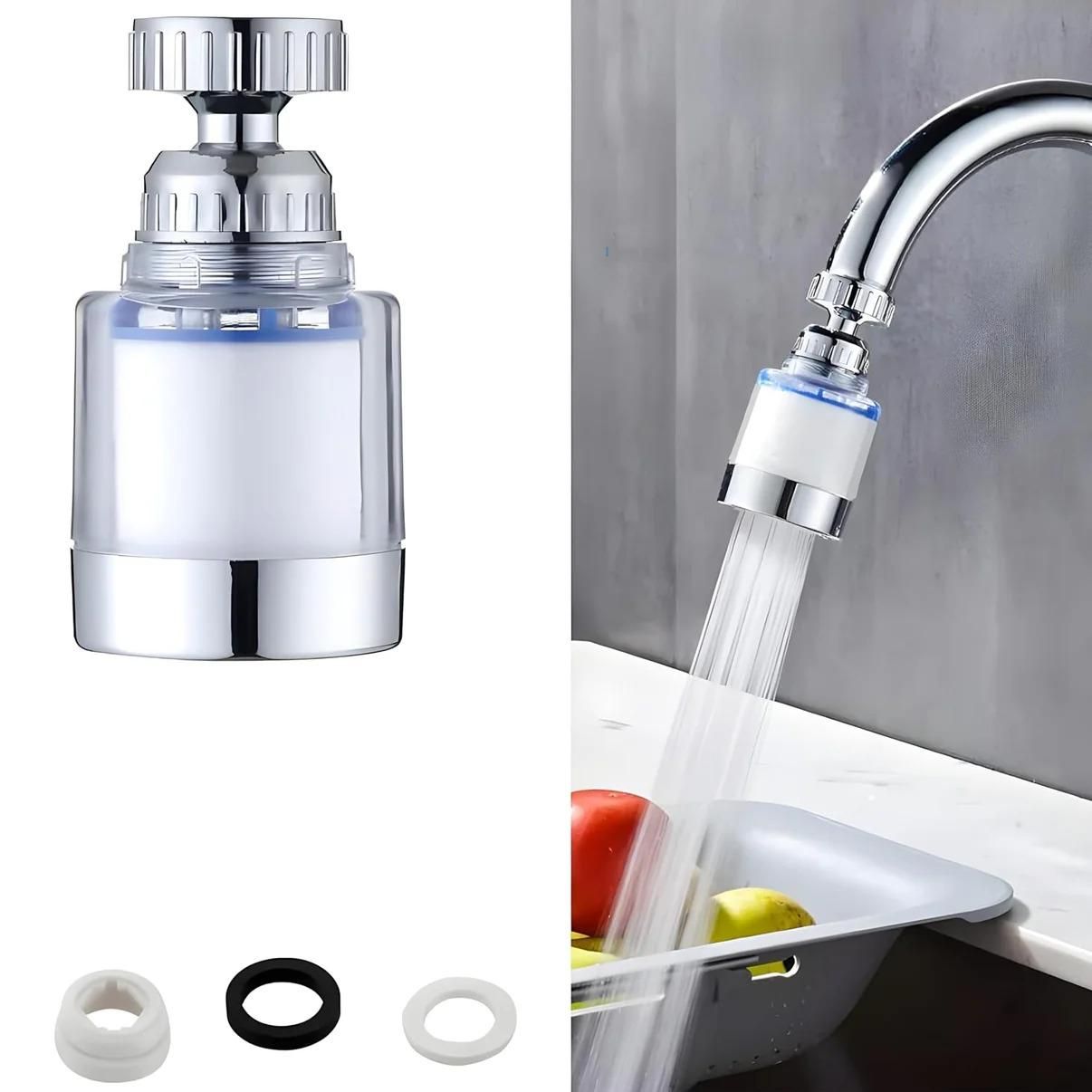 360-Degree Rotating Sink Water Faucet Filter